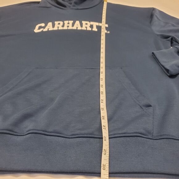 COPY - Carhartt Mens XL Hooded Sweatshirt Hoodie Blue - Picture 8 of 8
